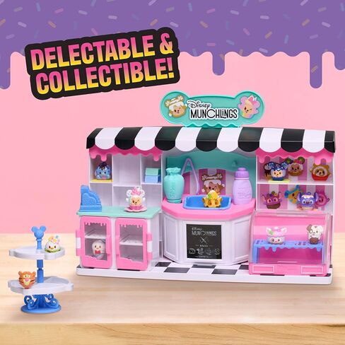 Just Play Disney Munchlings Mini Munch Bakery, 25-Piece Color Change Figure Playset, 1-inch Collectible Scented Figurines, Kids Toys for Ages 3 Up in Saudi Arabia