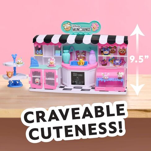 Just Play Disney Munchlings Mini Munch Bakery, 25-Piece Color Change Figure Playset, 1-inch Collectible Scented Figurines, Kids Toys for Ages 3 Up in Saudi Arabia