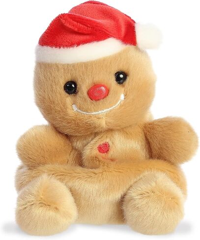Aurora® Adorable Palm Pals™ Gingy Gingerbread™ Stuffed Animal - Pocket-Sized Play - Collectable Fun - Brown 5 Inches in Saudi Arabia