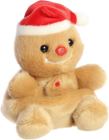 Aurora® Adorable Palm Pals™ Gingy Gingerbread™ Stuffed Animal - Pocket-Sized Play - Collectable Fun - Brown 5 Inches in Saudi Arabia