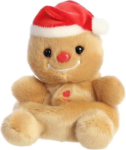Aurora® Adorable Palm Pals™ Gingy Gingerbread™ Stuffed Animal - Pocket-Sized Play - Collectable Fun - Brown 5 Inches in Saudi Arabia