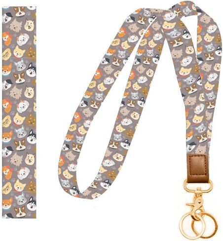 Lanyards for Keys, Durable Keychain Long Lanyard for Women Men, Cute Neck Lanyard for ID Badges Holder, Wallets, key in Saudi Arabia