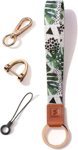 SENLLY Wristlet Lanyard Strap for Keys, Original Pattern Design Wrist Keychain Holder in Saudi Arabia