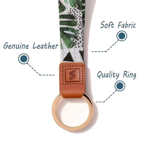 SENLLY Wristlet Lanyard Strap for Keys, Original Pattern Design Wrist Keychain Holder in Saudi Arabia