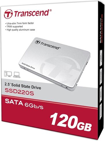 Transcend 120 GB TLC SATA III 6Gb/s 2.5" Solid State Drive (TS120GSSD220S) in Saudi Arabia