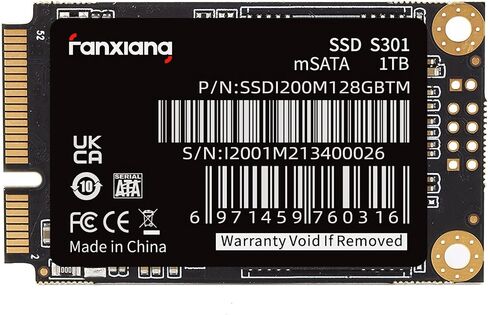 fanxiang S301 256GB mSATA SSD Mini SATA III 6Gb/s Internal Solid State Drive, 3D NAND, Compatible with Ultrabook Desktop PC Laptop in Saudi Arabia