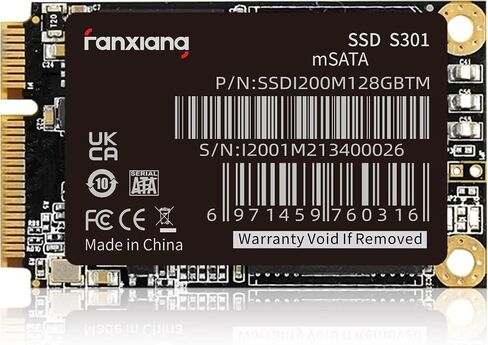 fanxiang S301 256GB mSATA SSD Mini SATA III 6Gb/s Internal Solid State Drive, 3D NAND, Compatible with Ultrabook Desktop PC Laptop in Saudi Arabia