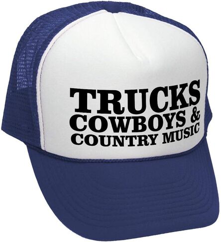 The Goozler Trucks, Cowboys, & Country Music - Retro Style Trucker Hat in Saudi Arabia
