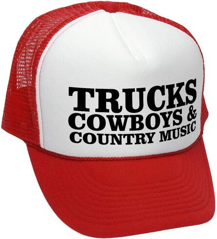The Goozler Trucks, Cowboys, & Country Music - Retro Style Trucker Hat in Saudi Arabia