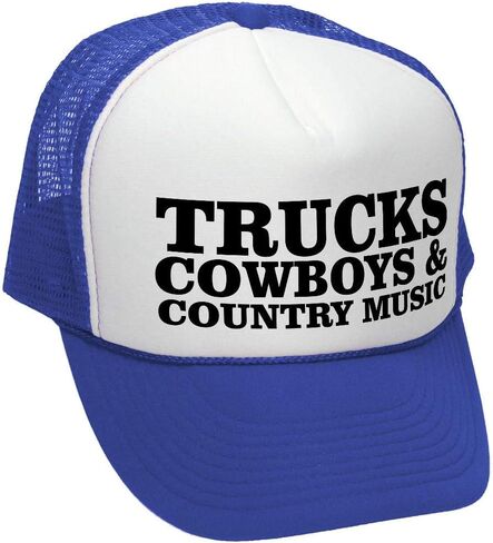 The Goozler Trucks, Cowboys, & Country Music - Retro Style Trucker Hat in Saudi Arabia