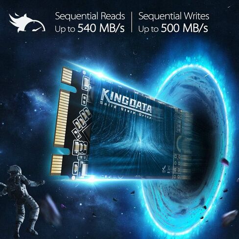 كينج داتا هارد SSD M.2 2260 بسعة 1 تيرابايت عالي الاداء للكمبيوتر واللابتوب ساتا III 6 جيجابايت/ثانية (1 تيرابايت، M.2 2260) in Kuwait