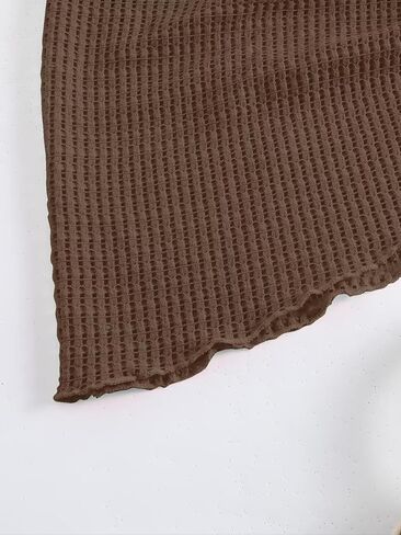 Women's Knot Side Mesh Sheer Summer Bikini Cover Up Skirt in Kuwait