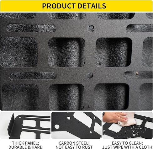 لوحة مولي جانبية متوافقة مع 2015-2023 فورد F150 سرير جانبي لوحة مولي شاحنة سرير لوحة خلفية لتخزين البضائع رف لملحقات فورد F-150 in Kuwait