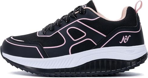 B BEASUR Women's Walking Shoes with Arch Support, Orthotic Tennis Sneakers Fashion Workout Shoes for Plantar Fasciitis US 5.5-11 in Kuwait