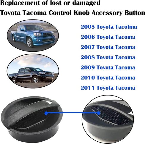 Unifizz Car Heater Control Knob Heater Temperature HVAC Fan Control Knob fit for 2005-2011 Toyota Tacoma - Replace 55900-04020 55900-04030 758695 655-51820A in Saudi Arabia