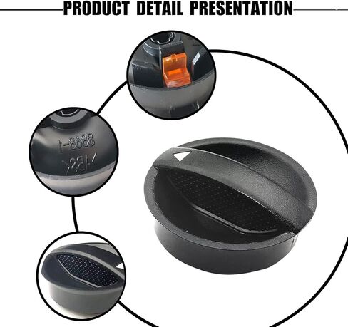 Unifizz Car Heater Control Knob Heater Temperature HVAC Fan Control Knob fit for 2005-2011 Toyota Tacoma - Replace 55900-04020 55900-04030 758695 655-51820A in Saudi Arabia