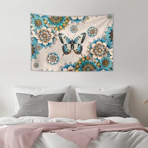 GLENLCWE Merry Christmas Snowman Snowflakes 36"x24" Tapestry Wall Hanging Lightweight Small Tapestries for College Dorm Home Living Room Aesthetic Wall Decor in Kuwait