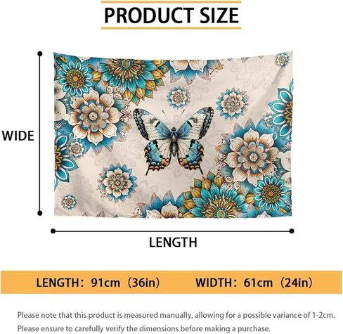 GLENLCWE Merry Christmas Snowman Snowflakes 36"x24" Tapestry Wall Hanging Lightweight Small Tapestries for College Dorm Home Living Room Aesthetic Wall Decor in Kuwait