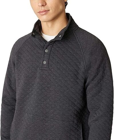 Eddie Bauer mens Quarter Snap Mock Quilted Pullover in Saudi Arabia