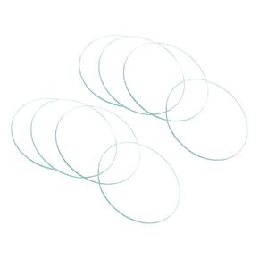 Watch Crystal Len Glass, 25.5mm Dia. Optical Glass Single Dome Face Crystals Replacement Lens Clear - (Applications: for Watchmaker Repair Electronic Mechanical Watch), 8-Pieces