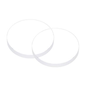 HARFINGTON 2pcs Watch Clear Crystal Lens Glass 29mm Dia. 3mm Thick Round Flat Mineral High Transmittance Watch Glass Replacement Part for Watchmaker Repair