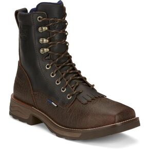 Tony Lama Men's TW3430 High Range 8" Waterproof Comp Toe Lace-Up Work Boot