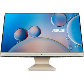 ASUS AiO M3400 All-in-One Desktop PC, 23.8-inch Full HD Anti-Glare Touchscreen Display, AMD Ryzen 5 5625U Processor, 8GB DDR4 RAM, 512GB NVMe PCIe, Windows 11 Home, Kensington Lock, M3400WYA-DH503
