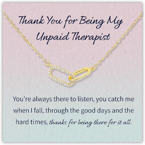 SilverLining Creation Sister Necklace – Sister Birthday Gifts, Sister Gifts, Cool Gifts for Sister Birthday, 18K Gold Plated, 5A Zirconia, Triple-Layered Finish, Size 17-19''