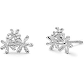 Boma Jewelry Sterling Silver Daisy Bunch Stud Earrings