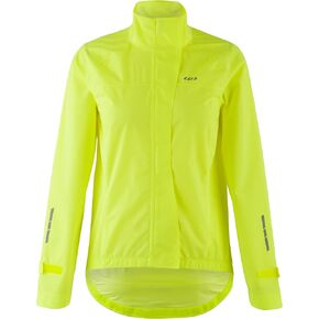Louis Garneau, Women's Sleet Waterproof Jacket, Bright Yellow, Small