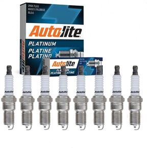 8 pc Autolite Platinum Spark Plugs compatible with Ford F-150 4.6L V8 1993-2010