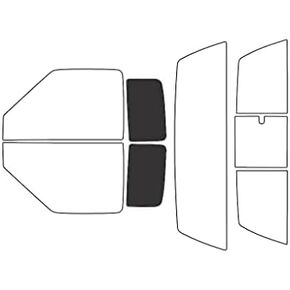 Rvinyl Window Tint Kit Compatible with Chevrolet S-10 1994-2003 (2 Door) - Complete Precut Kit - 5%