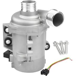 Electric Engine Water Pump Compatible with BMW N52 2006-2013 328i 323i 325i 128i 528i 530i X3 Z4 X5 Replace #11517546994 11517563183 11517586924 11517586925