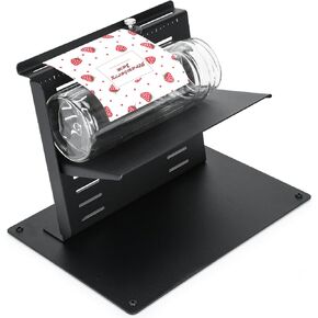 TOPOWN Precise Label Applicator Bottle and Jar-Labeling Tool for Bottle-Essential Tools for Label Makers Black