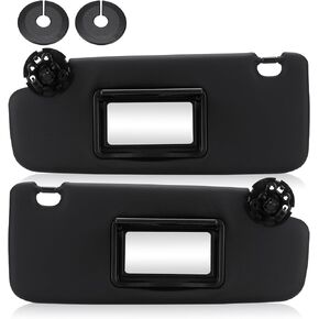 Left Driver Right Passenger Side Black Sun Visor Fit for Chevrolet Chevy Cruze 2011 2012 2013 2014 2015 2016 Sunvisor Replacement 95034256 95034253 84126667 84126658