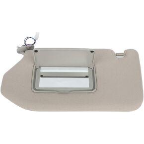 SCITOO Grey Left Driver Side Interior Sun Visor fit for Nissan Pathfinder 2013-2019 for Infiniti QX60 2014-2017 for Infiniti JX35 2013 with Sunroof (OE:96401-9PB0A)