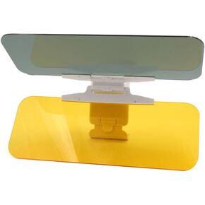 uxcell Adjustable Anti-Glare Sun Visor Flip Down Sunshield Day Night Vision for Car