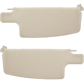 Sun Visors, Fits Beetle 65-77 & Convertable 73-79, Ivory, Compatible with Dune Buggy