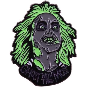 Ghost with the Most Horror Comedy 1.25" Enamel Pin Badge