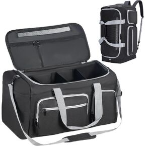 Gym Bag for Women & Men, Sneaker Travel Bag fit 4 Pairs with Multiple Compartments, Sneaker Backpack with Multiple Carrying Options, Sneaker Bag for Travel Gym