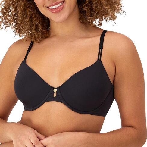 تي شيرت نسائي من Maidenform مزود بسلك داخلي، تي شيرت فاخر للاستخدام اليومي، حمالة صدر بتغطية كاملة in Kuwait