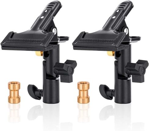 UTEBIT 2PCS Rapid Adapter Convert with 1/4" Screw DSLR Mount Bracket Multi Functional Mount Bracket Adapter, Photo Studio, Light Stand Tip Boom Arm Photo Studio Photography Accessory in Saudi Arabia
