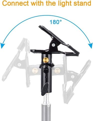 UTEBIT 2PCS Rapid Adapter Convert with 1/4" Screw DSLR Mount Bracket Multi Functional Mount Bracket Adapter, Photo Studio, Light Stand Tip Boom Arm Photo Studio Photography Accessory in Saudi Arabia