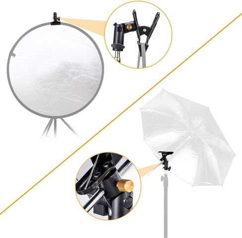 UTEBIT 2PCS Rapid Adapter Convert with 1/4" Screw DSLR Mount Bracket Multi Functional Mount Bracket Adapter, Photo Studio, Light Stand Tip Boom Arm Photo Studio Photography Accessory in Saudi Arabia