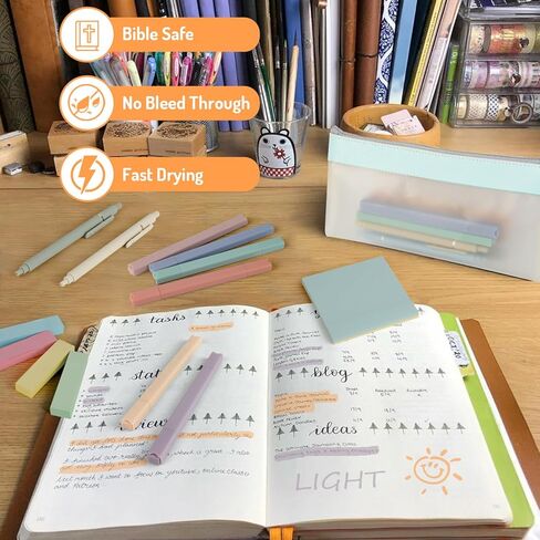 Bible Study Supplies,Book Annotation Kit,Aesthetic School Supplies Set,Pens And Highlighters Set,Bible Markers,Stationary Set School Supplies,Bible Study Kit,Pencil Case Set,Bible Kit in Kuwait