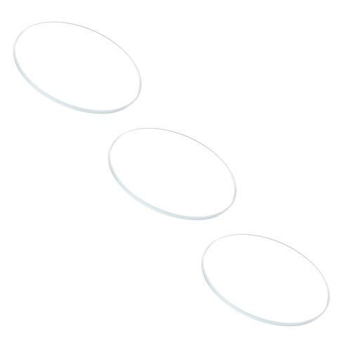 Watch Glass Crystal Lens, 24.5mm Diameter 1.1mm Thick Dual-Domed Round Mineral Watch Glass Replacement - (Applications: for Watchmaker Repair), 3-Pieces in Saudi Arabia
