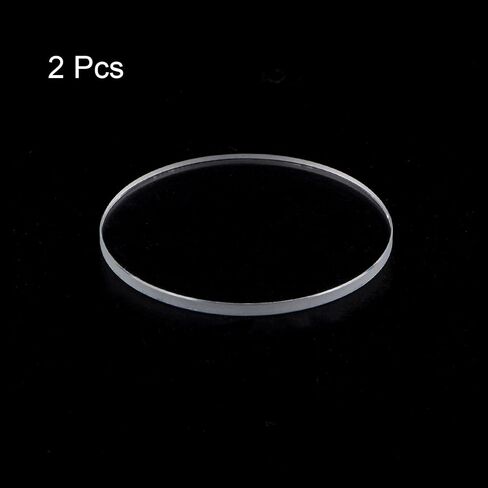 HARFINGTON 2pcs Watch Clear Crystal Lens Glass 29mm Dia. 3mm Thick Round Flat Mineral High Transmittance Watch Glass Replacement Part for Watchmaker Repair in Saudi Arabia