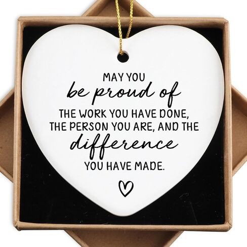 Employee Appreciation Gifts Thank You Gifts for Staff Coworker Ornament Keepsake Sign Heart Plaque Team Gifts for Employees Colleagues Coworkers Gift for Women Men in Kuwait