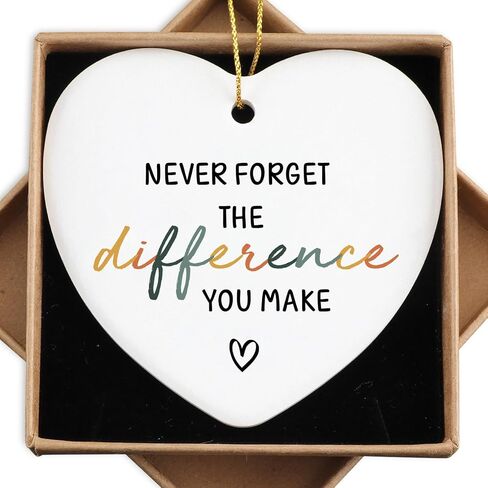 Teacher Appreciation Gifts Thank You Gifts for Women Best Teacher Gift for Women End of Year Teachers Day Thank You for Helping Me to Learn Ornaments in Kuwait