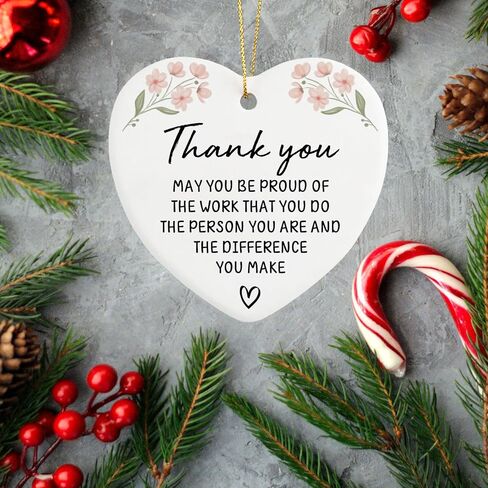 Employee Appreciation Gifts Thank You Gifts for Staff Coworker Ornament Keepsake Sign Heart Plaque Team Gifts for Employees Colleagues Coworkers Gift for Women Men in Kuwait